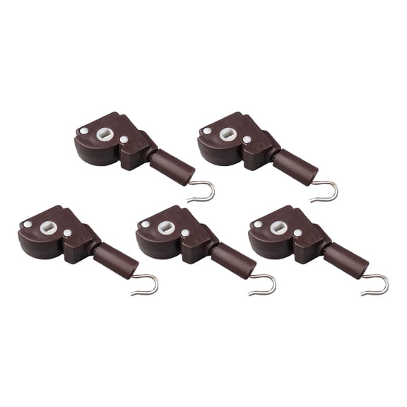 5 Pieces Rod Tilter Wand Tilter Blinds Accessories Low Profile Design for 3/4 and 1 Inch Curtain Headrails