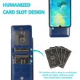 thumbnail image 4 of Funda de piel sintética estilo empresarial para Huawei Mate 20 con tarjetero, función billetera, función de soporte vertical, protección contra caídas, duradera., 4 of 5
