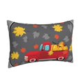 thumbnail image 2 of Binfone Red Pickup Truck With Pumpkins Standard Size Pillowcase, Long Staple Pure Cotton Envelope Closure Pillow Cover (Pillow core not included),14"x20", 2 of 7