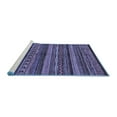 thumbnail image 2 of Ahgly Company Machine Washable Indoor Rectangle Abstract Blue Modern Area Rugs, 8' x 10', 2 of 4