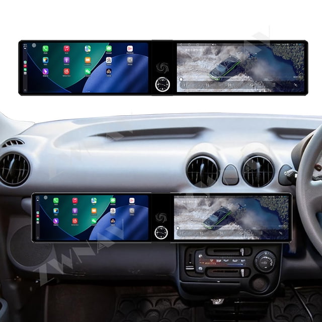 ZWNAV Dual 12.3 inch Screen Car Radio For Hyundai Santro 2006-2015 Android GPS Navigation Multimedia Video Player Stereo Receiver Head Unit