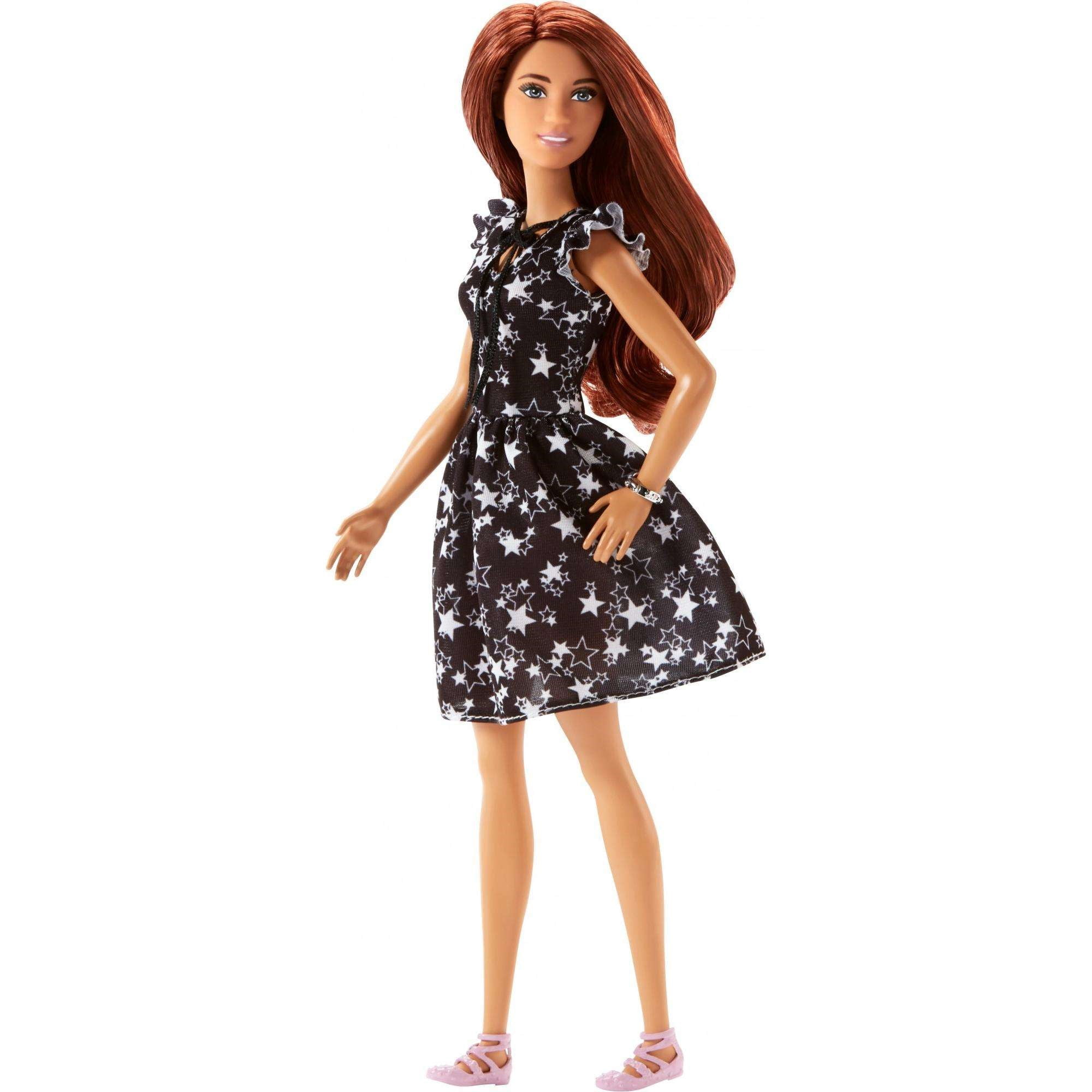 NEW 2017 Barbie Evolution Fashionista Petite Doll Silver Jumper Dress ~ Clothing 