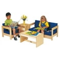 thumbnail image 3 of Living Room Chair - Blue, 3 of 3
