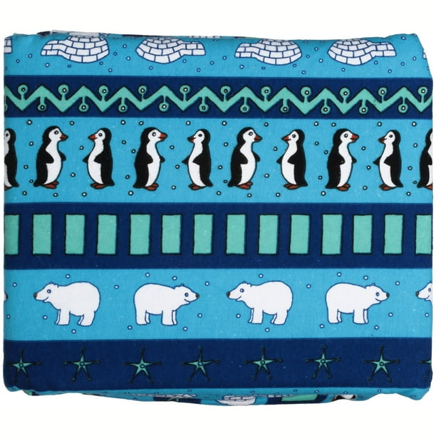 Mainstays Flannel Sheet Set, SEASONAL ANIMALS-Twin ...