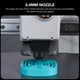 thumbnail image 3 of Kit Hotend Para Impresora 3D, Dureza HRC60 Boquilla Desmontable Hotend Boquilla De Acero Inoxidable Ajuste Filamento De 1,75 Mm Máximo 500 Grados Celsius Para PLA ABS PETG TPU PP, 3 of 7