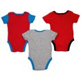 thumbnail image 2 of Spider-Man Costume Styled Infant Bodysuit 3-Pack-0-3 Months, 2 of 2