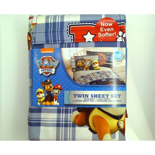 Franco PAW Patrol Sheet Set Twin - Walmart.com - Walmart.com