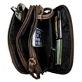 thumbnail image 3 of Multisac Zippy Triple Compartment Crossbody Bag for Women, 3 of 6