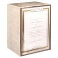 thumbnail image 6 of Gartner Studios Platinum Glitter Wedding Invitation, 50 Piece, 6 of 7