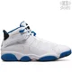 thumbnail image 1 of Jo r-dan 6 Rings 'White Marina Blue' Men's Basketball Athletic Shoes 322992-114, 1 of 6