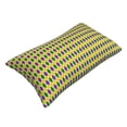 thumbnail image 3 of Kll Mardi Gras Purple Yellow Plaid Pillow Covers Envelope Closure,Super Soft And Cozy Fuzzy Fleece Pillow Case Cover 16"X24", 3 of 8