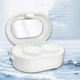 thumbnail image 1 of Contact Lens Cleaner Lightweight Mini Ultrasonic Cleaner Household Cleaner for Glasses Contact Lens Rings Watchband Daily Use WHITE, 1 of 6