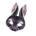 thumbnail image 2 of Disfraz de Pascua para adultos, novedoso tocado de conejo para rol, fiesta de graduación, escenario negro, 2 of 9