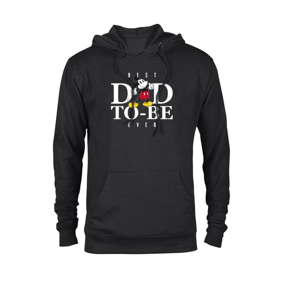 Disney Mickey Mouse Best Dad-to-Be Ever Father’s Day - Pullover Hoodie for Adults - Customized-Black