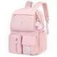 thumbnail image 4 of Bolsa Mochilas lindas para niñas Hit Color Mochila para niños de estudiantes de secundaria (rosa) Likrtyny Para Estrenar, 4 of 8