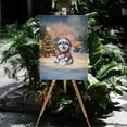 thumbnail image 4 of Merry Christmas Woofmas Xmas Noel Siberian Husky Santa Snowman Vertical Matte Canvas Poster Husky Dog Lover Gifts Wall Art Home Decor - 13016, 4 of 5