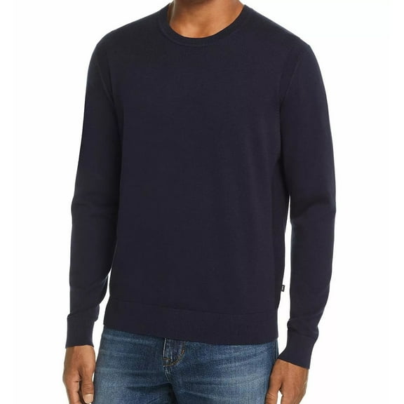 Michael Kors Mens Knit Pullover Sweater, Blue, Small