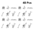 thumbnail image 2 of 2 Sacs 48 Pcs Pendentifs Vintage en Alliage Breloques Instruments de Musique Design en Forme Accessoires de Bijoux (Argent), 2 of 7