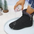 thumbnail image 6 of CAICJ98 Snow Boots Women Waterproof Ankle Boots Wide Width Walking Shoes Anti-slip & Keeps Feet Warm Women Boots Winter (Black,Size 6), 6 of 9