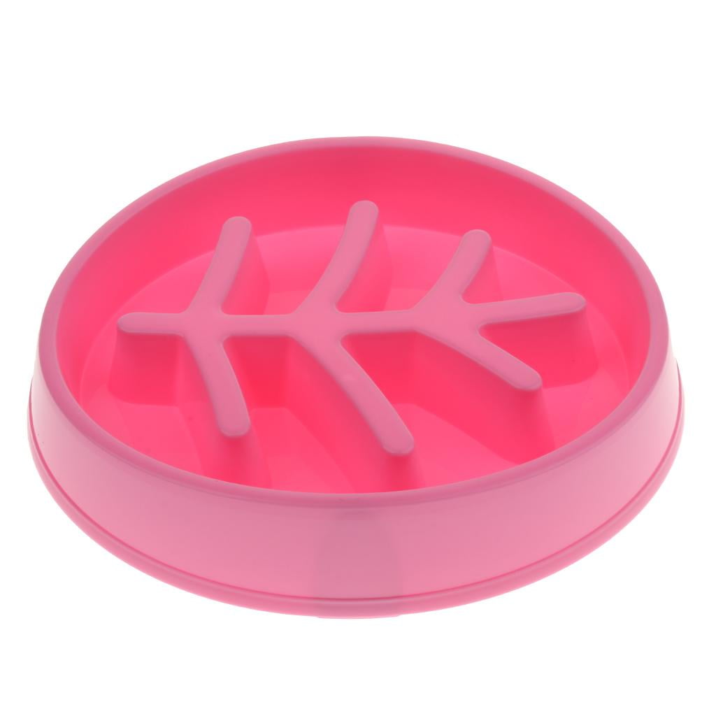 Healthy Dog Cat Slow Feeder Bowl Slow Feed Stop Bloat Pet Bowl Random