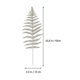 thumbnail image 2 of 12pcs Glitter Persian Leaves Artificial Shrubs Leaves Wedding Table Flower Arrangements Golden bd, 2 of 5