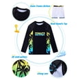thumbnail image 5 of Aideaone 2 Piece Boys Swim Set with Swim Trunks Kids Rashguard Swimsuits Qiuck Dry Size 7-12, 5 of 6