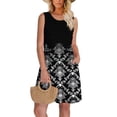 thumbnail image 2 of Vestido de verano OFEEFAN 2025, holgado, con bolsillos, 2 of 5