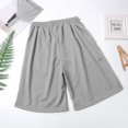 thumbnail image 6 of Bramtres Clearance Sale Mens Shorts,Mens Shorts Casual,Summer Fashion Trend Casual Comfortable Solid Mesh Men'S Shorts,Workout Shorts,Mens Pants Grey XL, 6 of 9