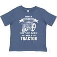 thumbnail image 3 of Inktastic Old Man Tractor Boys Toddler T-Shirt, 3 of 5