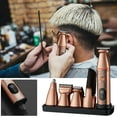 thumbnail image 1 of PEONAVET Nail Clipper Nail Clipper Vintage Digital Display Magnetic Suction Multi-function Six In One Hair Clipper Electric Hair Clipper Oil Head Push Shear Carving Knife, 1 of 9