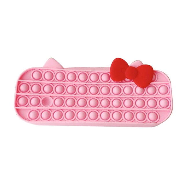 Lápices De Juguete Con Burbujas De Empuje, Juguetes Para Aliviar El Estrés Sensorial De Silicona, Bolsa Estacionaria, Juguetes Antiestrés Para Niños, Regalos Para Niños Methold HA039998-02