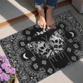 thumbnail image 4 of Black Gothic Skull Butterfly Pattern Door Rugs,Washable Non Slip Door Mats Indoor,Decorative Door Mats,Entry Mat Indoor for Entrance,Bedroom,Kitchen,Bathroom,20"x32", 4 of 6