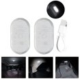 thumbnail image 2 of Sensor De Luz Led Para Interior De Coche, 2 Uds., Interruptor Táctil Recargable Por Usb, Lámpara De Ambiente Inalámbrica Automática, Luz De Lectura Nocturna, Luz Interior De Coche Noticed VI012475-01, 2 of 6