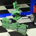 thumbnail image 4 of Taladro de banco de torno modelo 1:64 herramienta de reparación modelo escultura en miniatura realista para colocar, 4 of 5