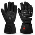 thumbnail image 1 of Sun Will Men's Heated Motorcycle Gloves,Rechargeable Battery Warmth Mittens for Riding Protection XS-3XL, 1 of 9