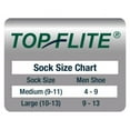 thumbnail image 4 of Top Flite Mens Socks, Sport Cushion Ribbed Cotton Athletic Crew Socks, 6 Pair, 4 of 4