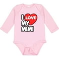 thumbnail image 3 of Inktastic I Love My Mimi Boys or Girls Long Sleeve Baby Bodysuit, 3 of 5