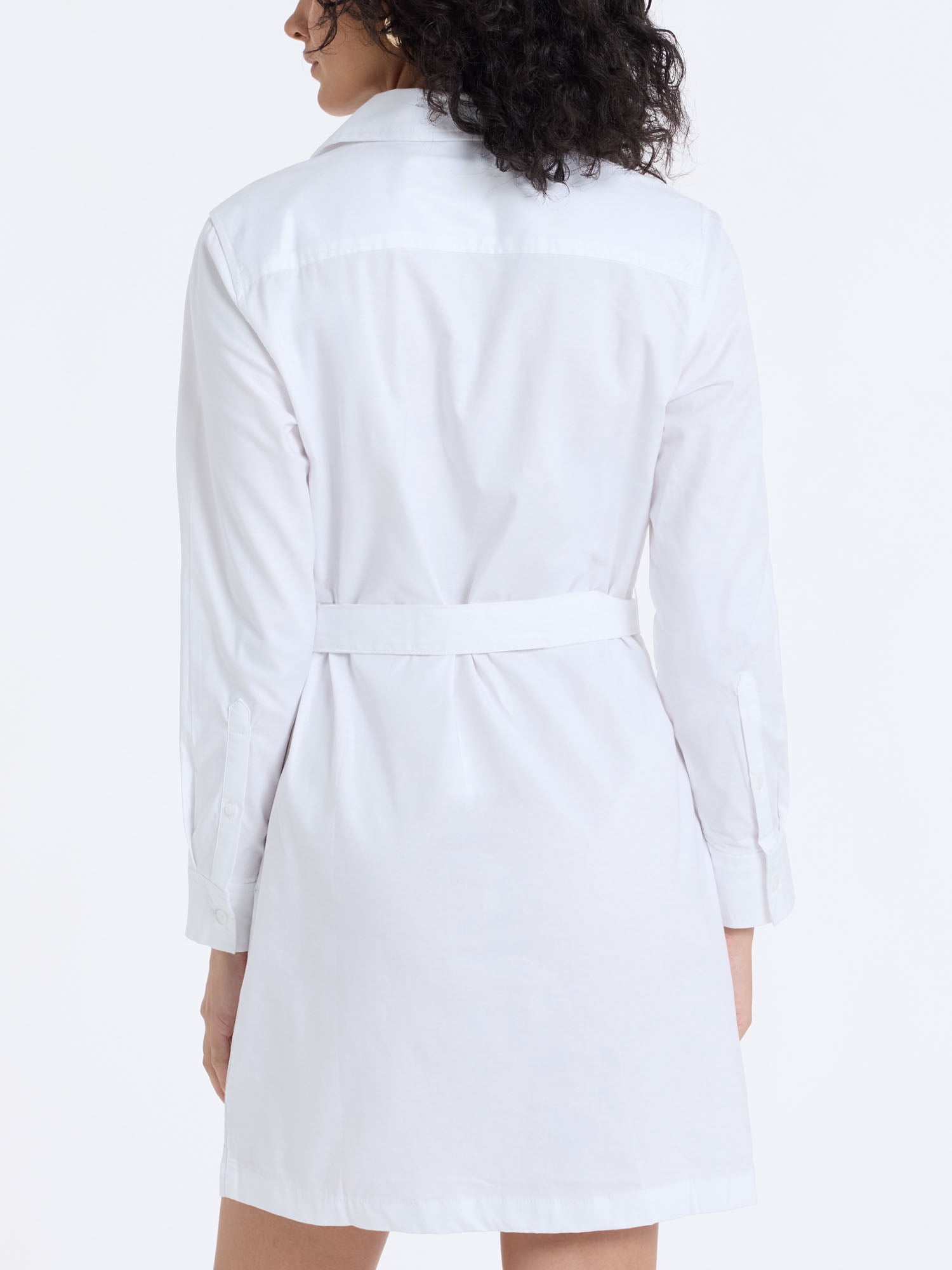 U.S. Polo Assn. Women's Belted Oxford Shirt Dress, Sizes XS-XL