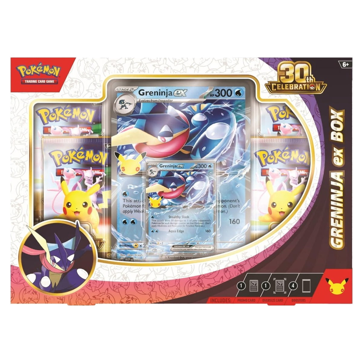 Greninja Pokemon 30th Celebration Ex Box