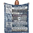 thumbnail image 1 of LHSHID 15 Year Old Birthday Gifts for Boys Coolest 15 Year Old Boy Gift Ideas 15th Birthday Blanket for Boys Girls Best 15 Year Old Gifts for Boys 15th Birthday Throw Blanket 40"x50", 1 of 7