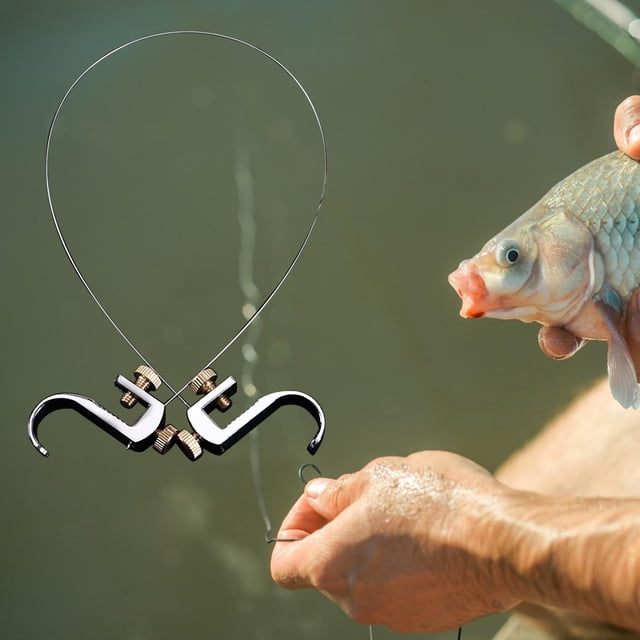 Extractor de anzuelos Sharpla dispositivo de Desacoplamiento de aguja de retención de doble extremo para pesca