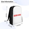 thumbnail image 5 of Be Rational Get Real Imaginary Math Pi Backpack Nerd Mathematics School College Travel Bags Bookbag Fits Lapto, 5 of 5
