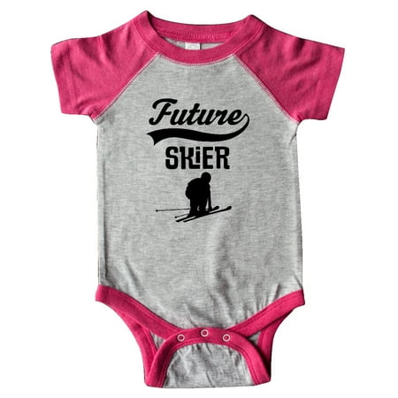 

Inktastic Skiing Future Skier Gift Baby Boy or Baby Girl Bodysuit