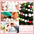 thumbnail image 6 of 300 Pcs Mini Pompoms for Crafts,Small Pom Pom Balls,Arts and Craft Making Decor,Craft Bulk Glitter Fuzzy Pompom Puff Balls for DIY Arts,Crafts Projects,Home Decor,Summer Holiday Party(White), 6 of 9