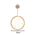thumbnail image 2 of Decoración de luces navideñas, luces de hadas colgantes con pilas para pared, ventanas, camino, decoración de Patio, 2 of 5