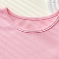 thumbnail image 5 of CYRBOKO Girls Tank Tops with Flutter Sleeve, Cotton Sleeveless Crewneck Casual Summer Undershirts Pink Size 10-12 T, 5 of 8