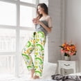 thumbnail image 5 of Wukai St Patrick's Day1 Women Pajama Pants Comfy Stretch Drawstring Palazzo Wide Leg Lounge Pant Comfy Sleepwear Yoga Pants-X-Large, 5 of 6