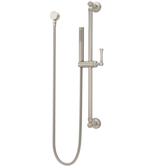 Open Box Pfister LG16-3TBK Tisbury Handheld Shower with Slide Bar in Brushed Nickel
