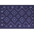 thumbnail image 1 of Ahgly Company Indoor Rectangle Southwestern Blue Country Area Rugs, 4' x 6', 1 of 4