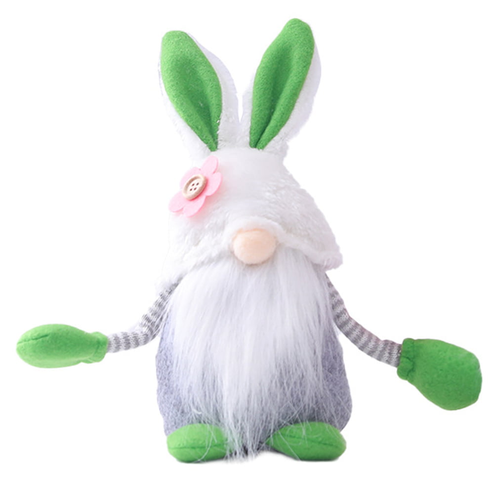 Easter Gnome Bunny Doll Plush Faceless Rabbit Dwarf Carrot Toys Home Decor